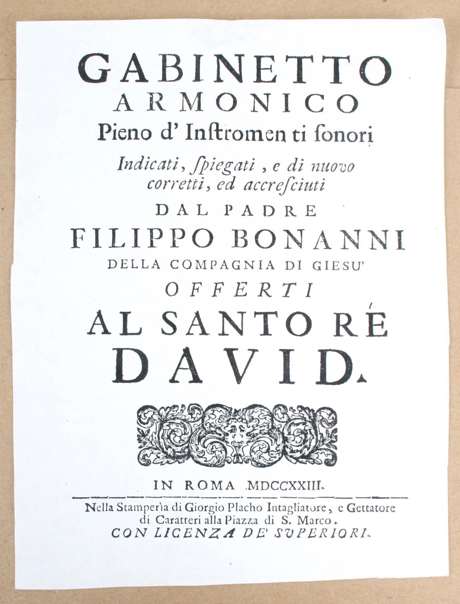 Collection of 18 Prints of Musical Instruments from Gabinetto Armonico, 1722 For Sale 9