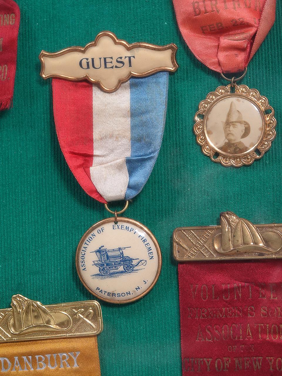 American Collection of 1800s Fire Fighters Badges For Sale