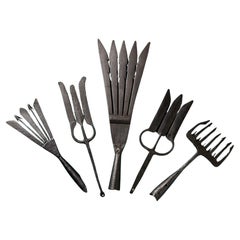 Collection of 18th & 19th Century Antique Eel Spears
