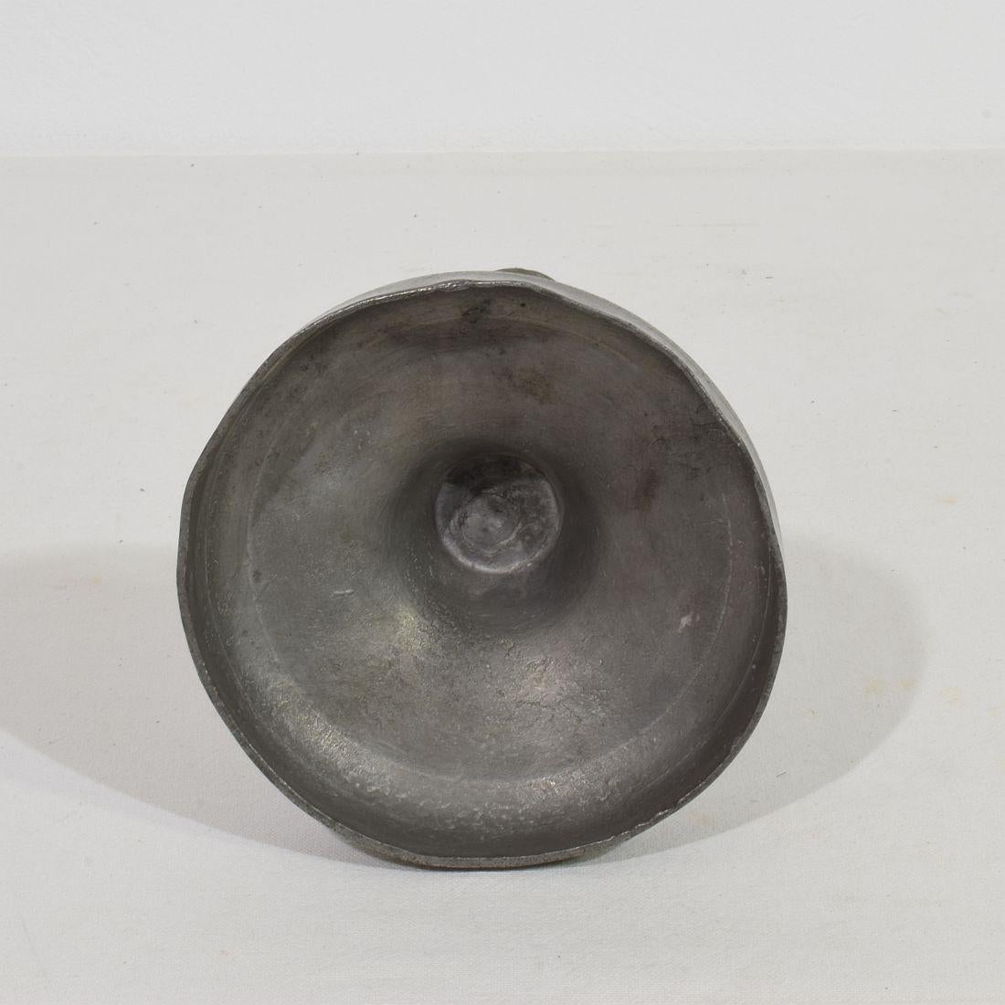 Collezione di portacandele in peltro francesi del XVIII-XIX secolo in vendita 4