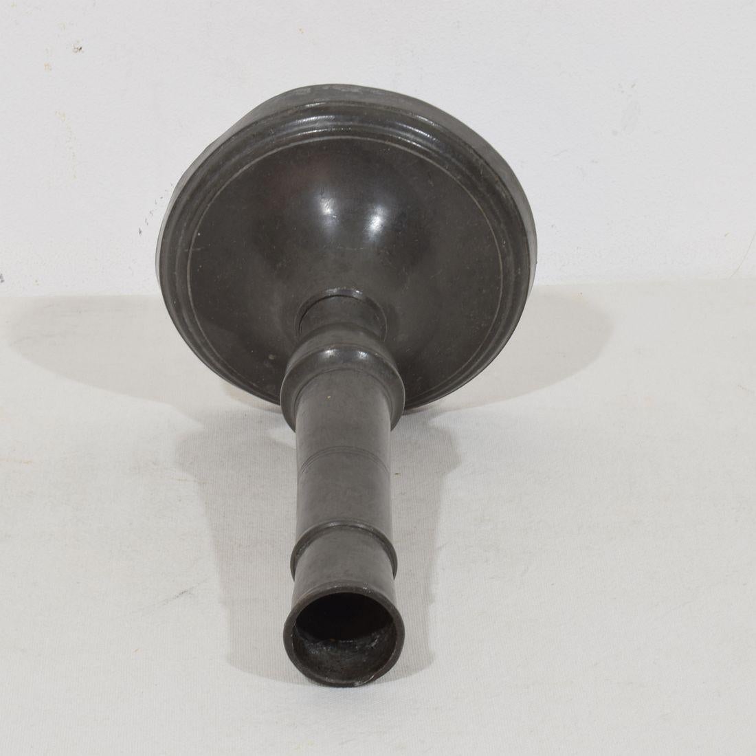 Collection of 18th-19th Century French Pewter Candleholders 4