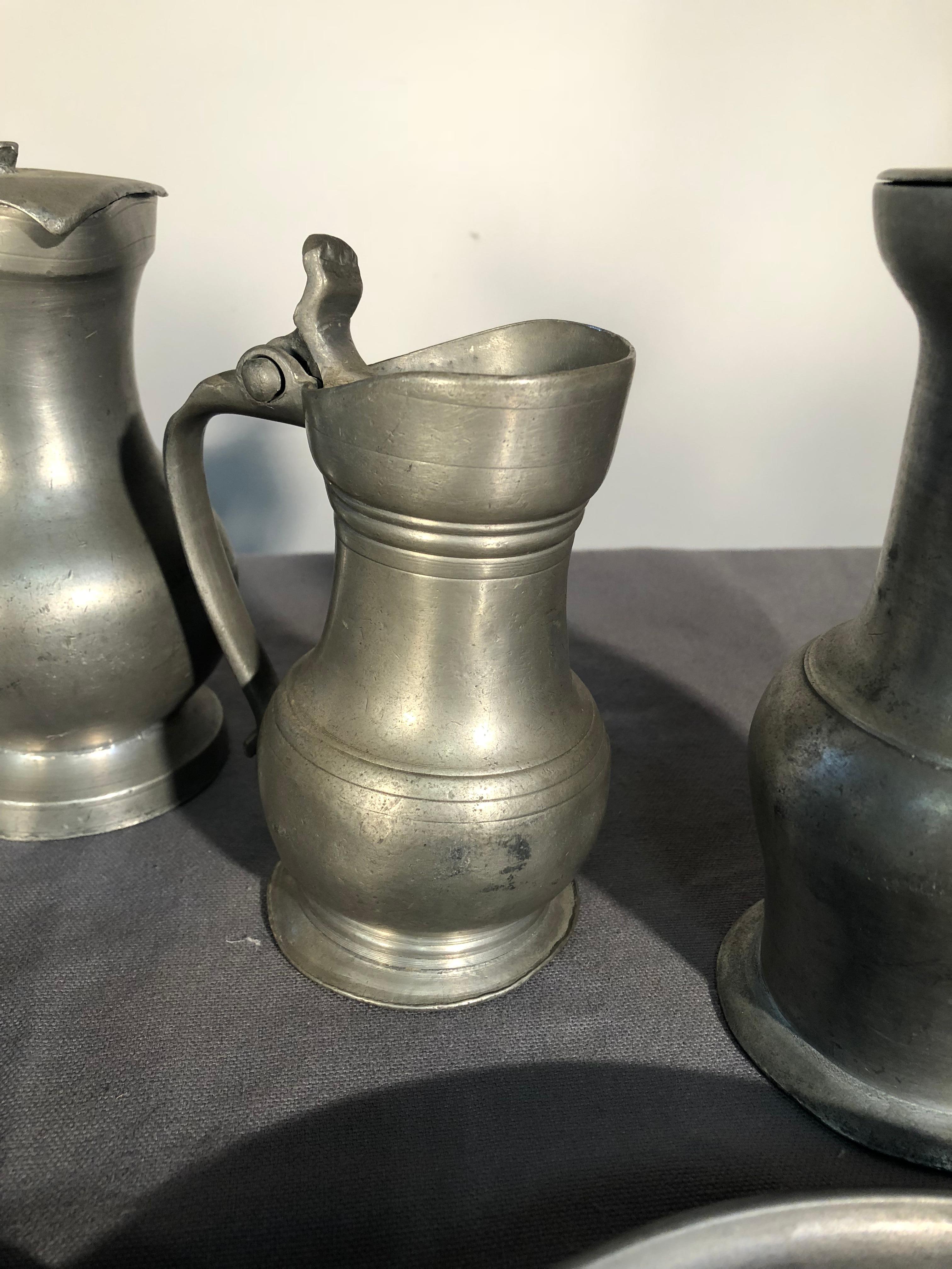 Collection of 18th and 19th Century Pewter 10
