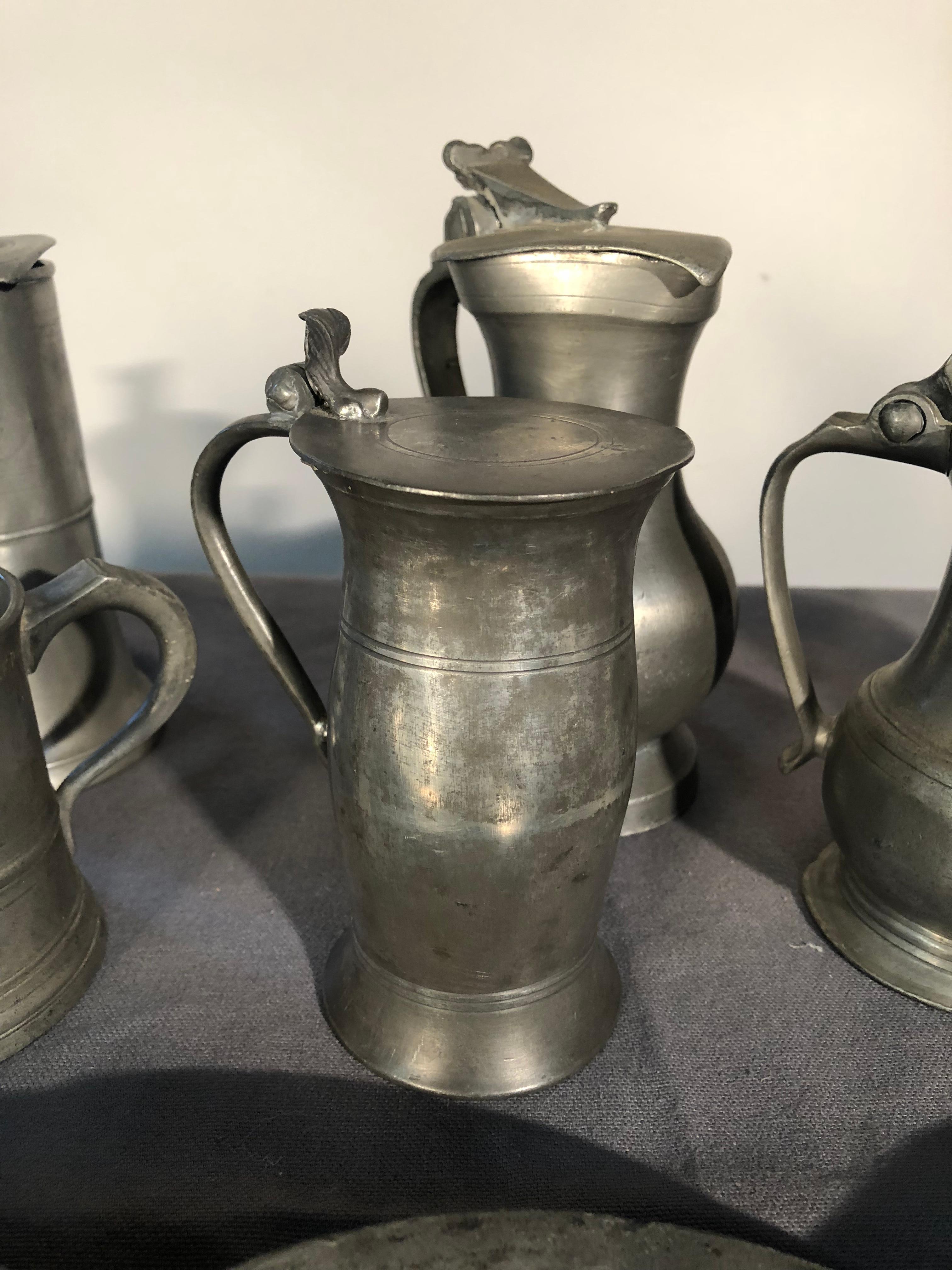 Collection of 18th and 19th Century Pewter 12
