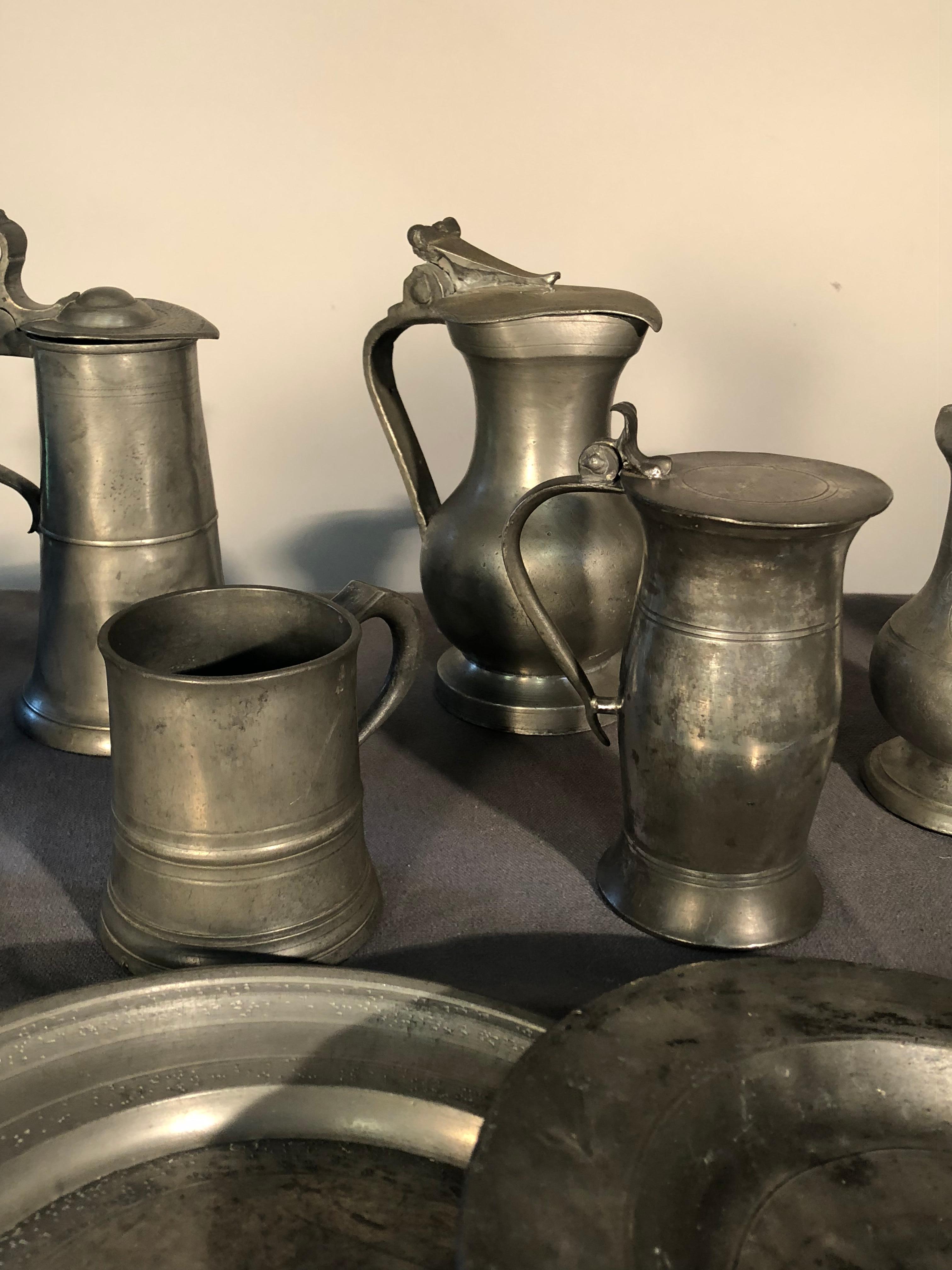 George III Collection of 18th and 19th Century Pewter