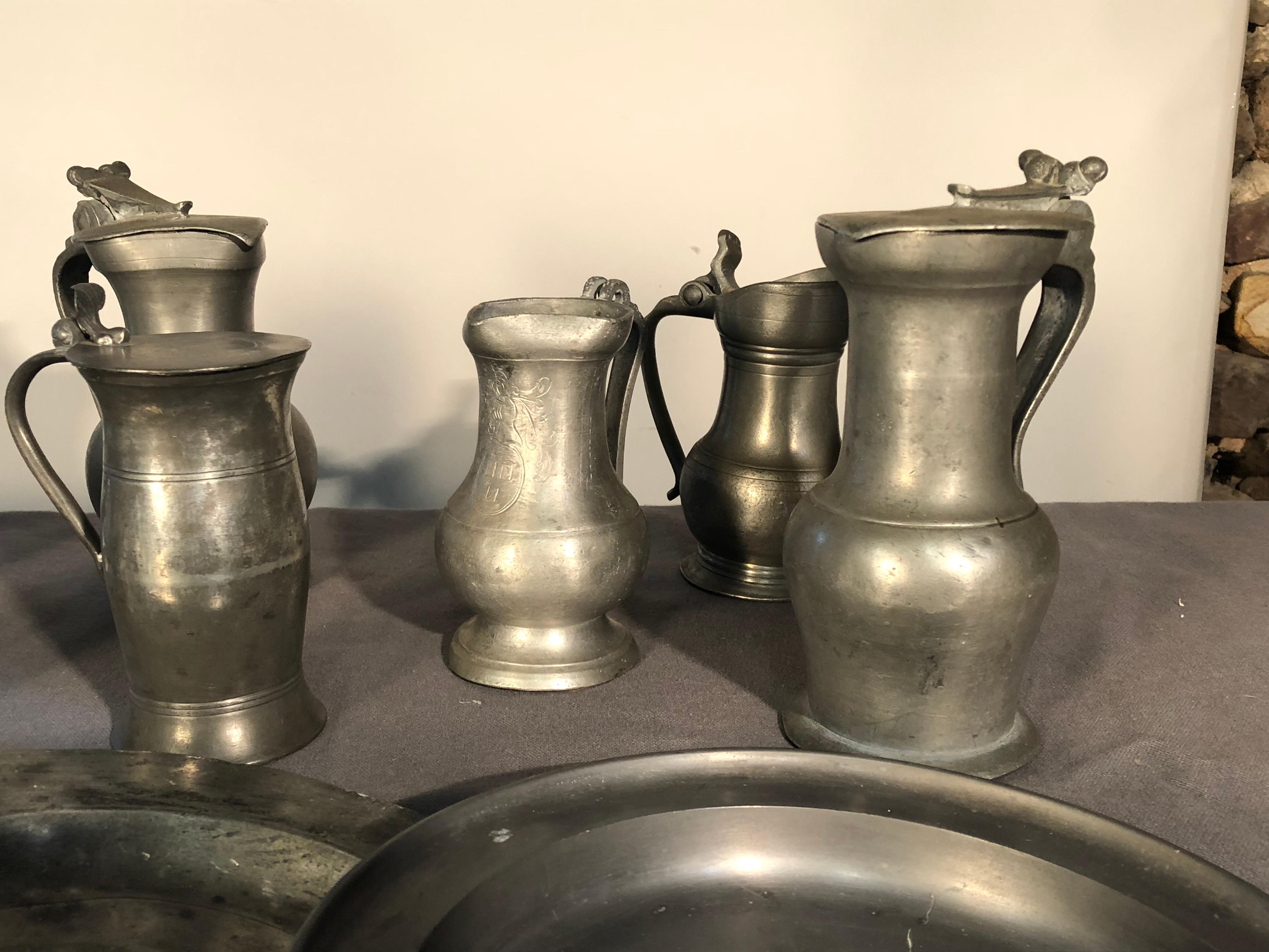 Collection of 18th and 19th Century Pewter 2