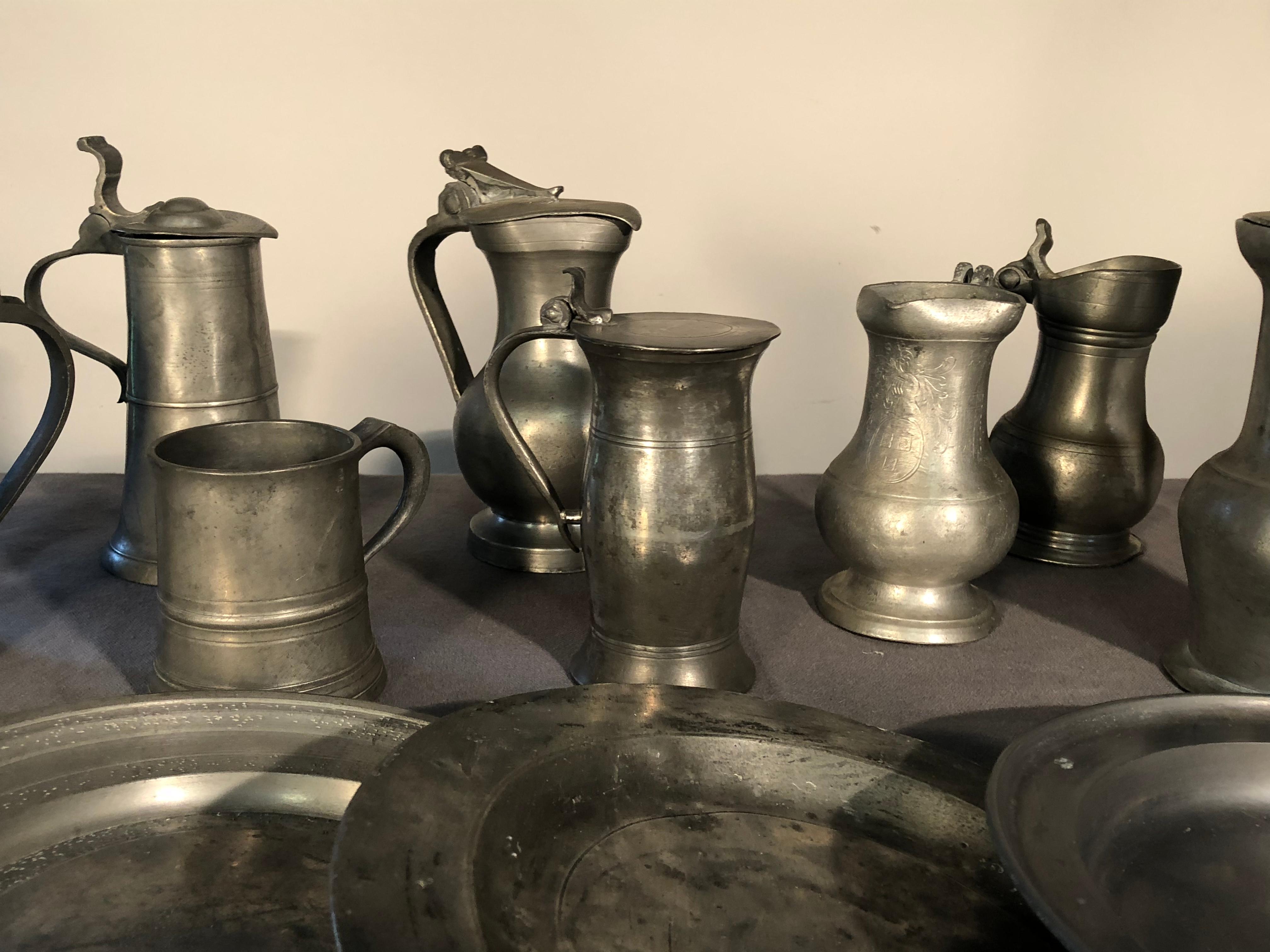 Collection of 18th and 19th Century Pewter 3