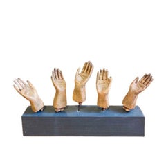 Collection of 18th or Early 19th Century Miniature Carved Hands