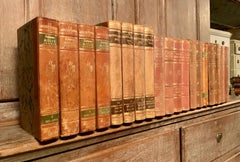Collection of 19 Swedish 20th Century Leather-Bound Books