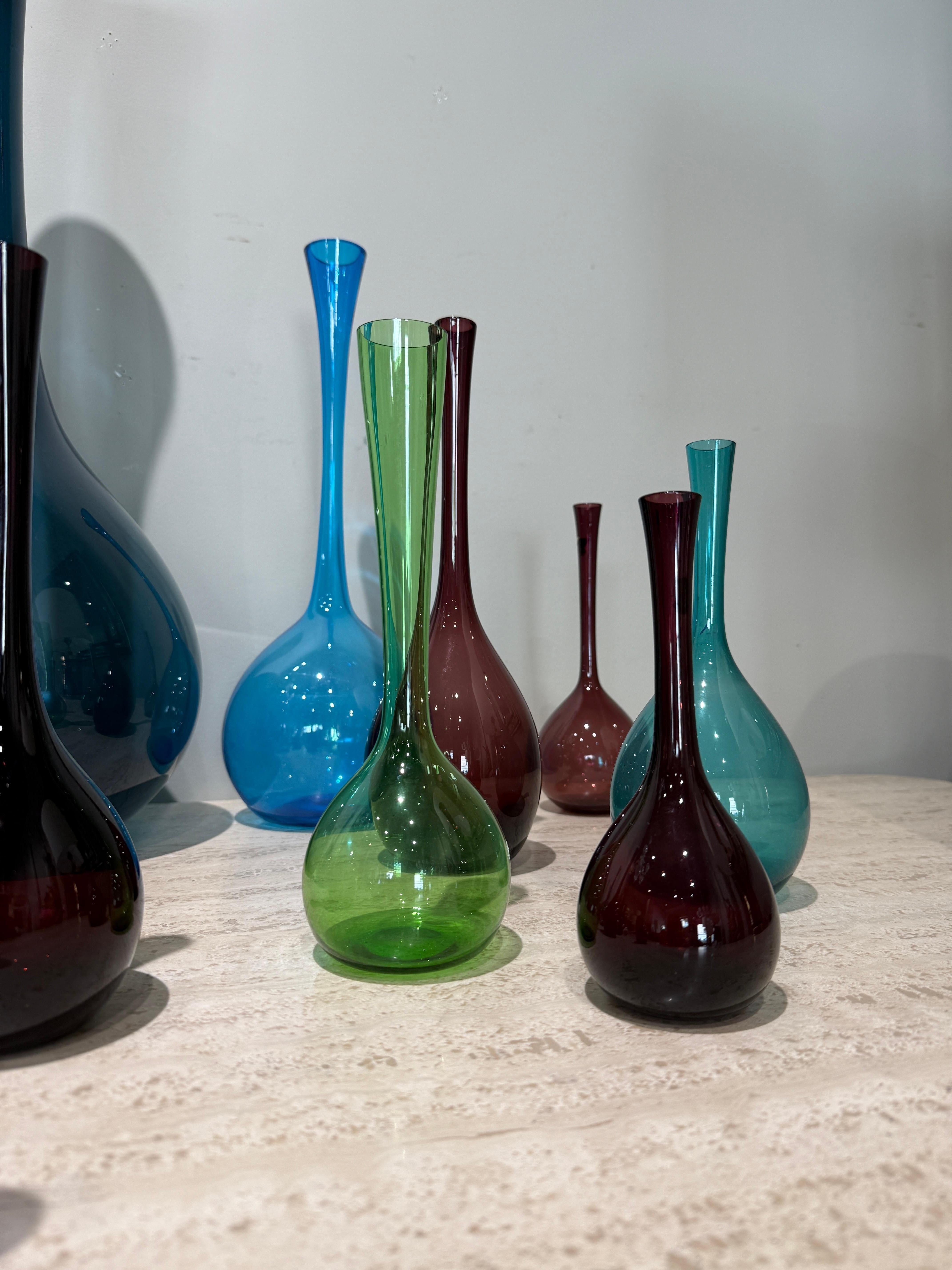 Collection of 19 vases Arthur Percy Sweden 1960 In Good Condition For Sale In PARIS, FR