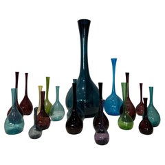 Collection of 19 vases Arthur Percy Sweden 1960