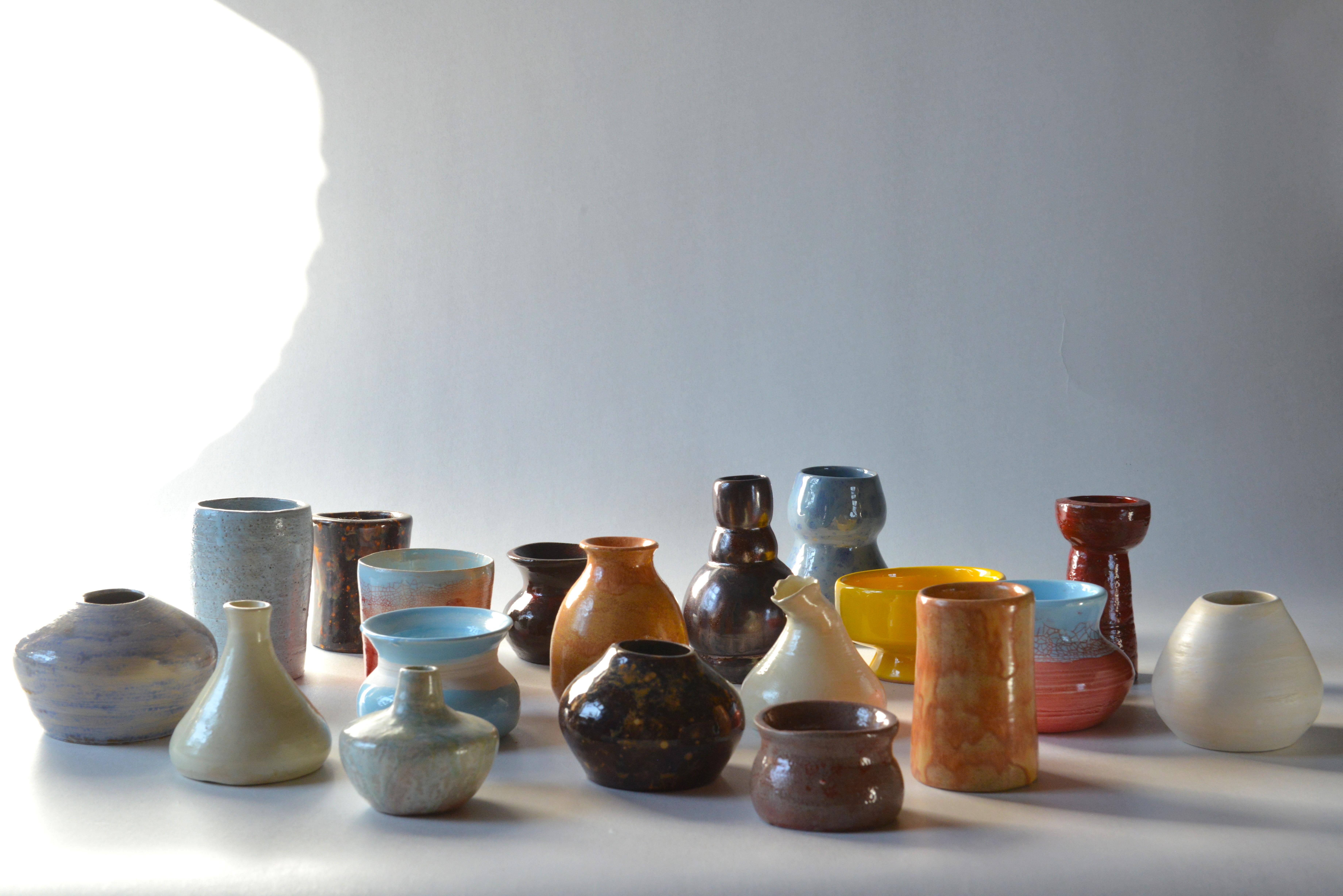 Lot of 19 Ceramic Vases For Sale 3