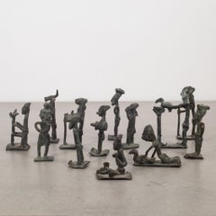 Collection of 19th Century Bronze Ashanti Gold Weights, circa Pre-1894