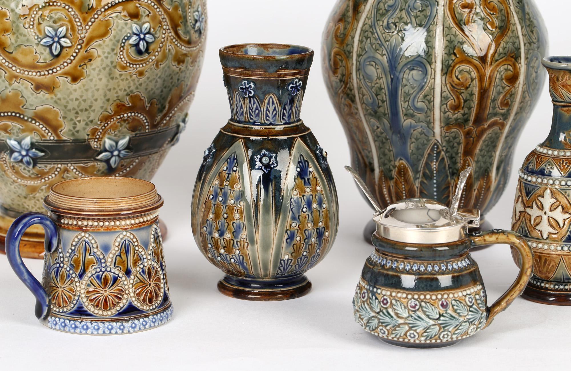 Collection of 19th Century Art Pottery In Good Condition In Bishop's Stortford, Hertfordshire