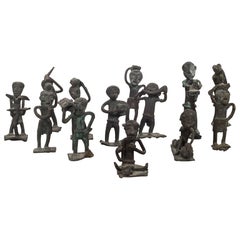 Collection de poids en or Ashanti en bronze du 19ème siècle:: vers avant 1894