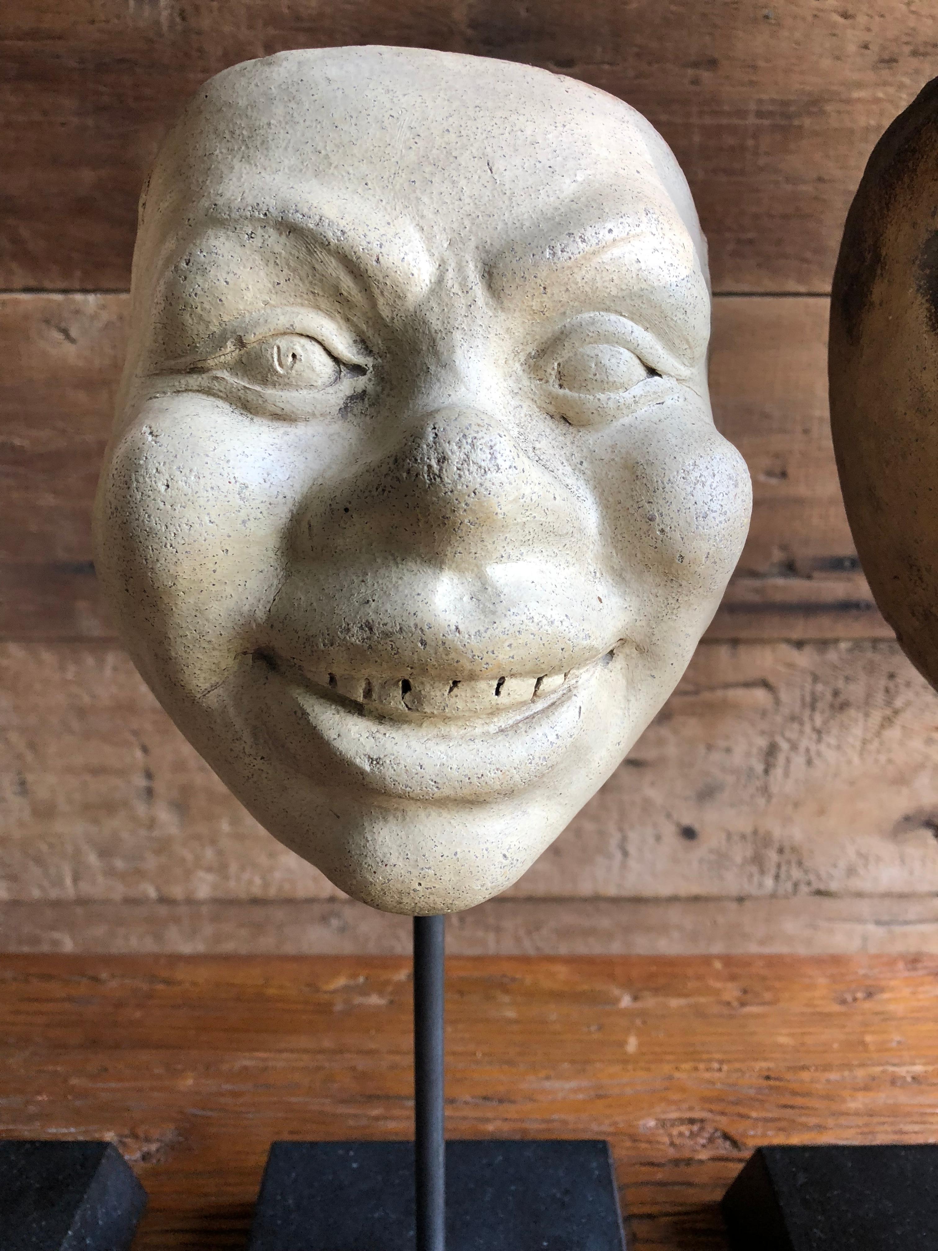 English Collection of 19th Century Carnival Mask Molds