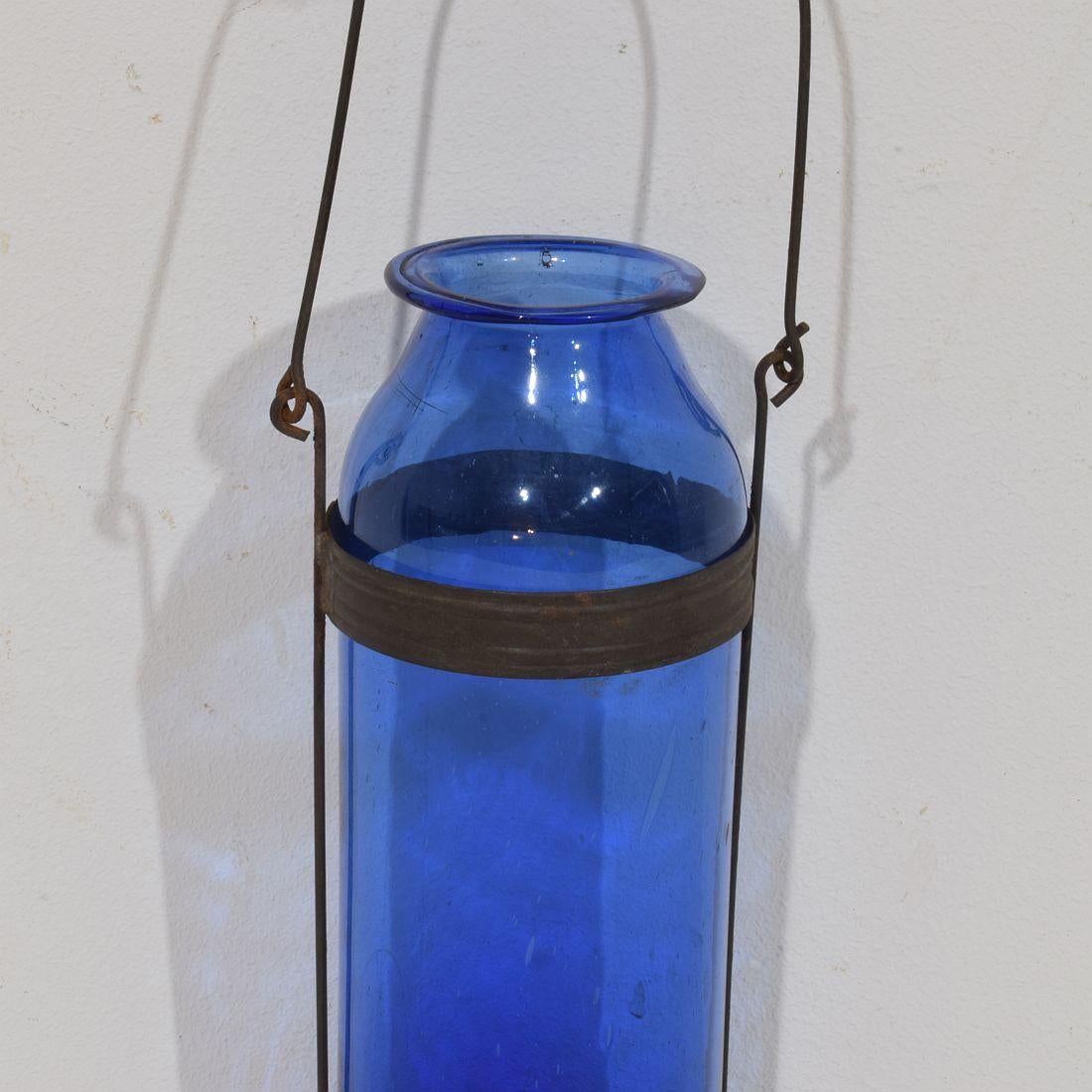 Kollektion französischer Glaslaternen aus dem 19. Jahrhundert im Angebot 4
