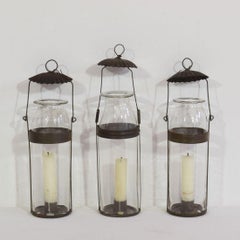 Collection of 19th Century French Glass Lanterns