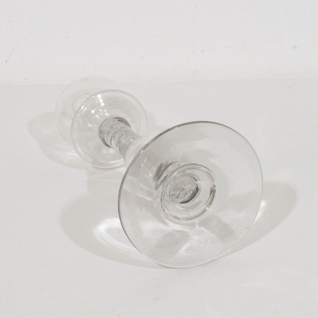 Collection de lampes à huile en verre du 19e siècle de style French Weaver en vente 4