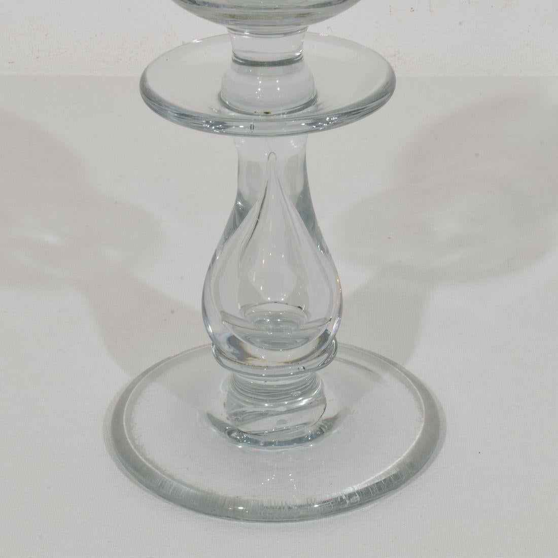 Colección de Lámparas de Aceite de Vidrio Weaver Francesas del Siglo XIX en venta 12