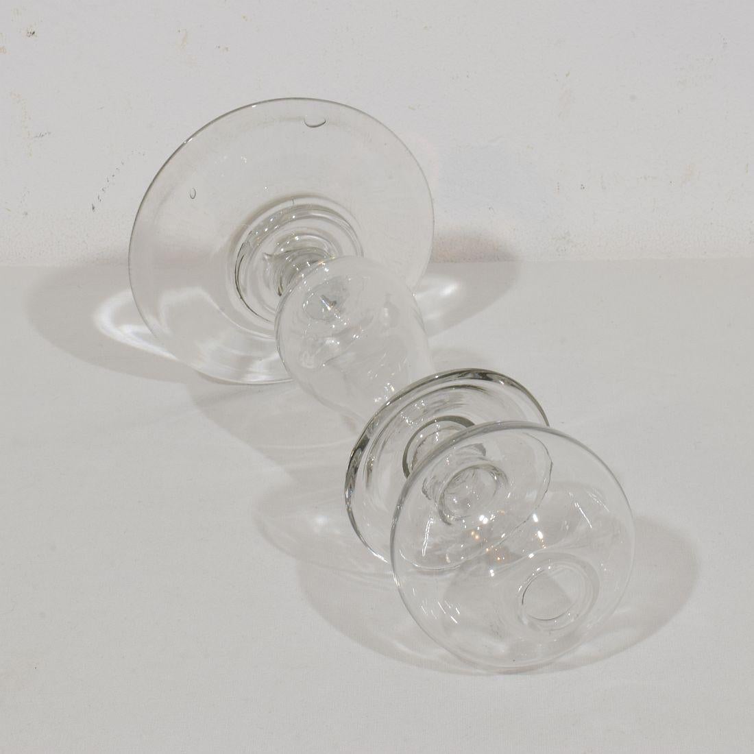 Colección de Lámparas de Aceite de Vidrio Weaver Francesas del Siglo XIX Hecho a mano en venta