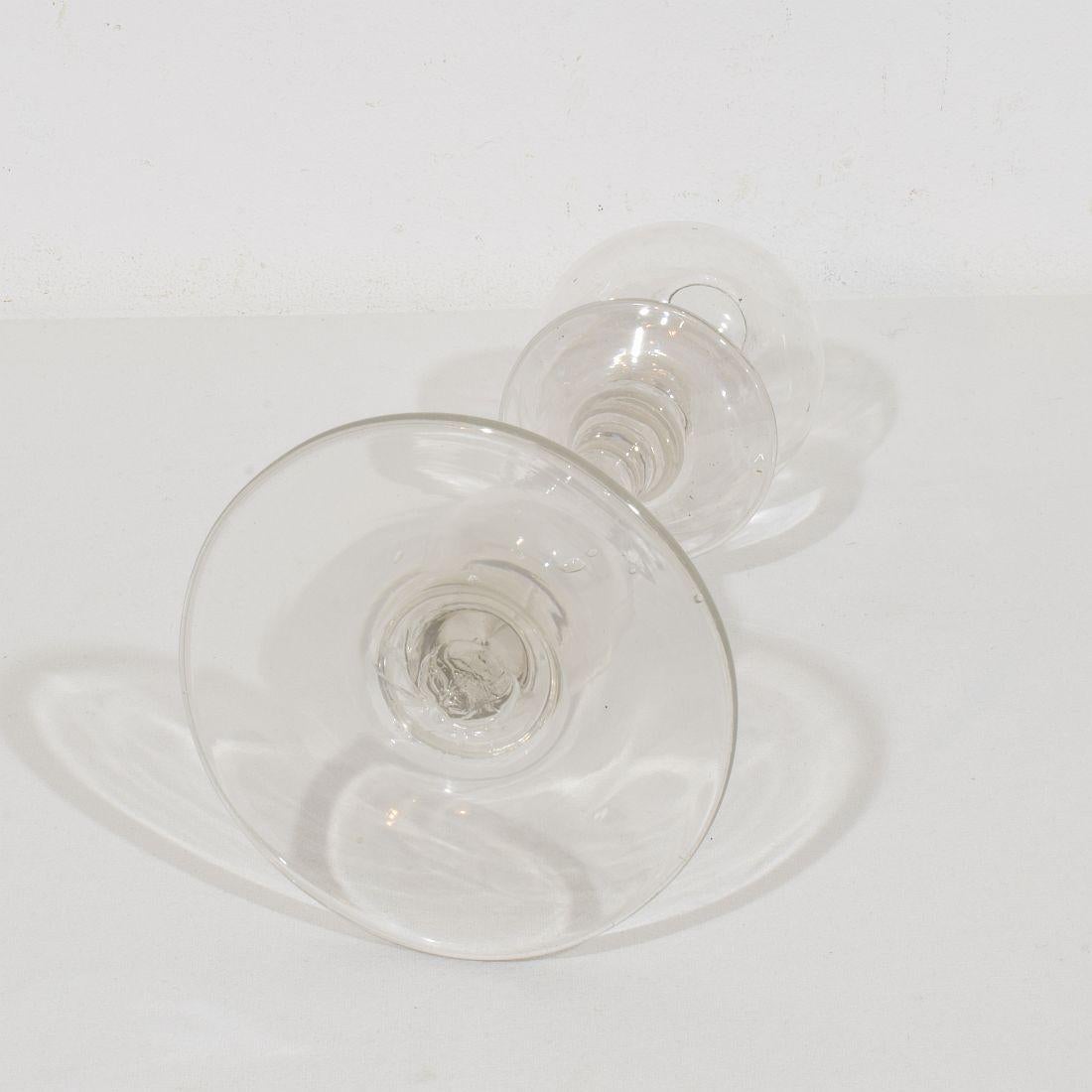 Collection de lampes à huile en verre du 19e siècle de style French Weaver Bon état - En vente à Buisson, FR