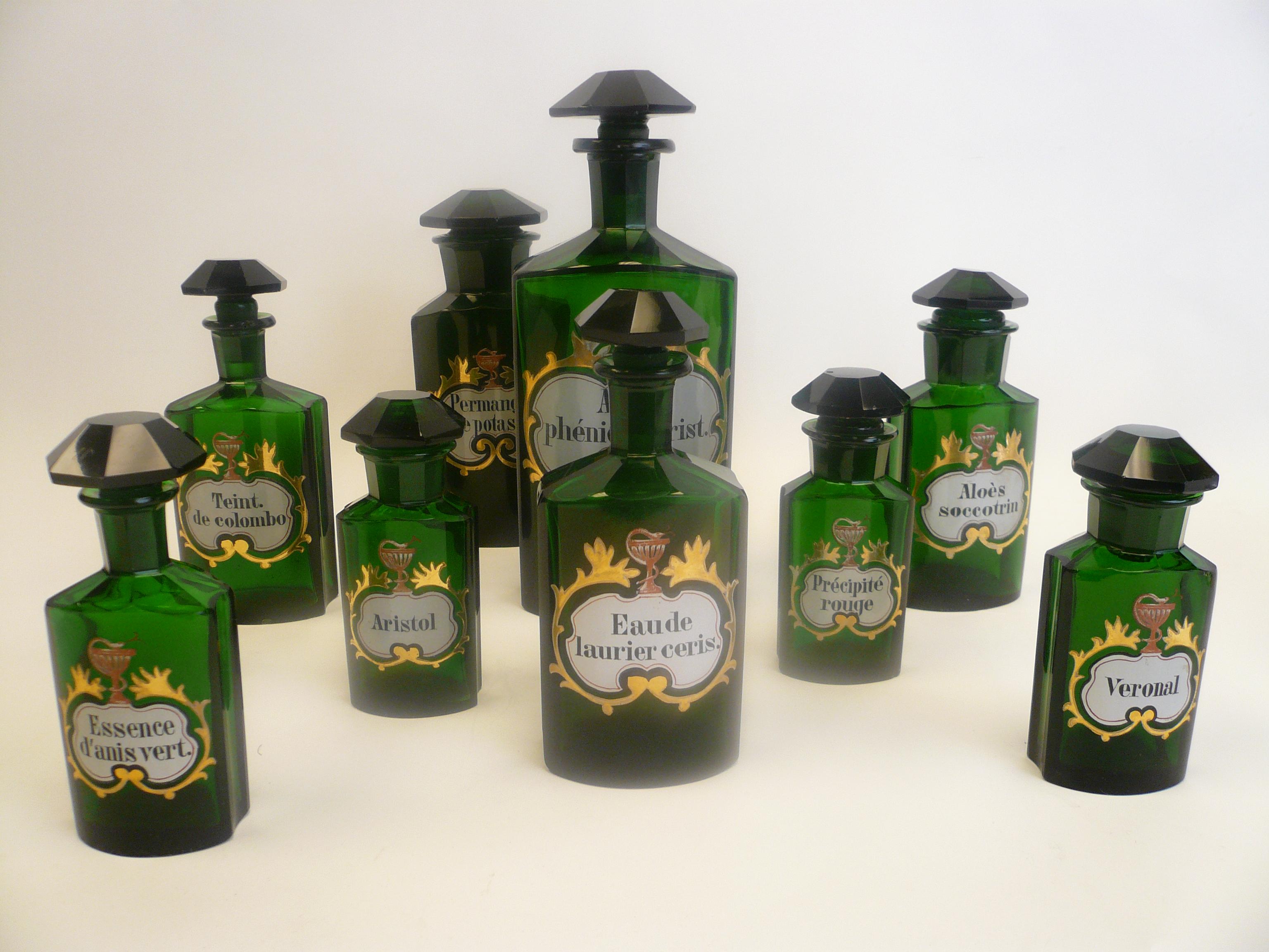 victorian apothecary bottles
