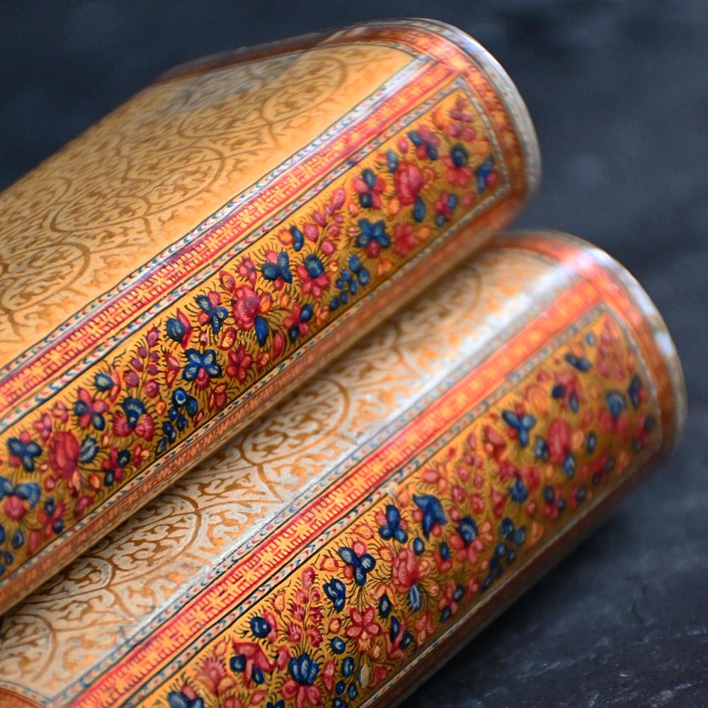 Hand-Crafted Collection of 19th Century Kashmiri Objects For Sale