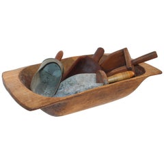 Kollektion von Wandleuchtern aus dem 19. Jahrhundert in Trockenschale