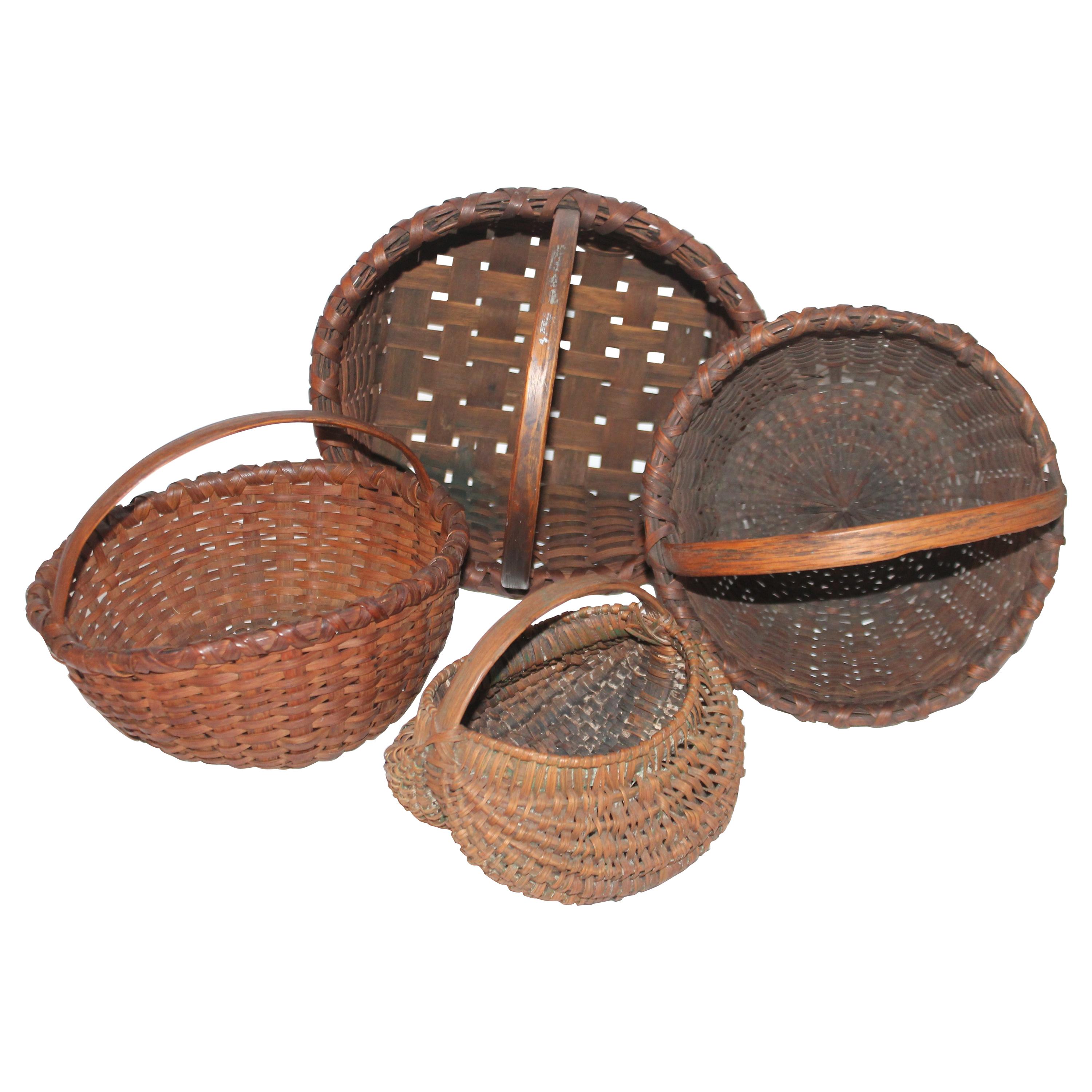 Collection of 19th Century Baskets