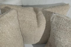 Collection of 19thc Homespun  Linen Pillows -3