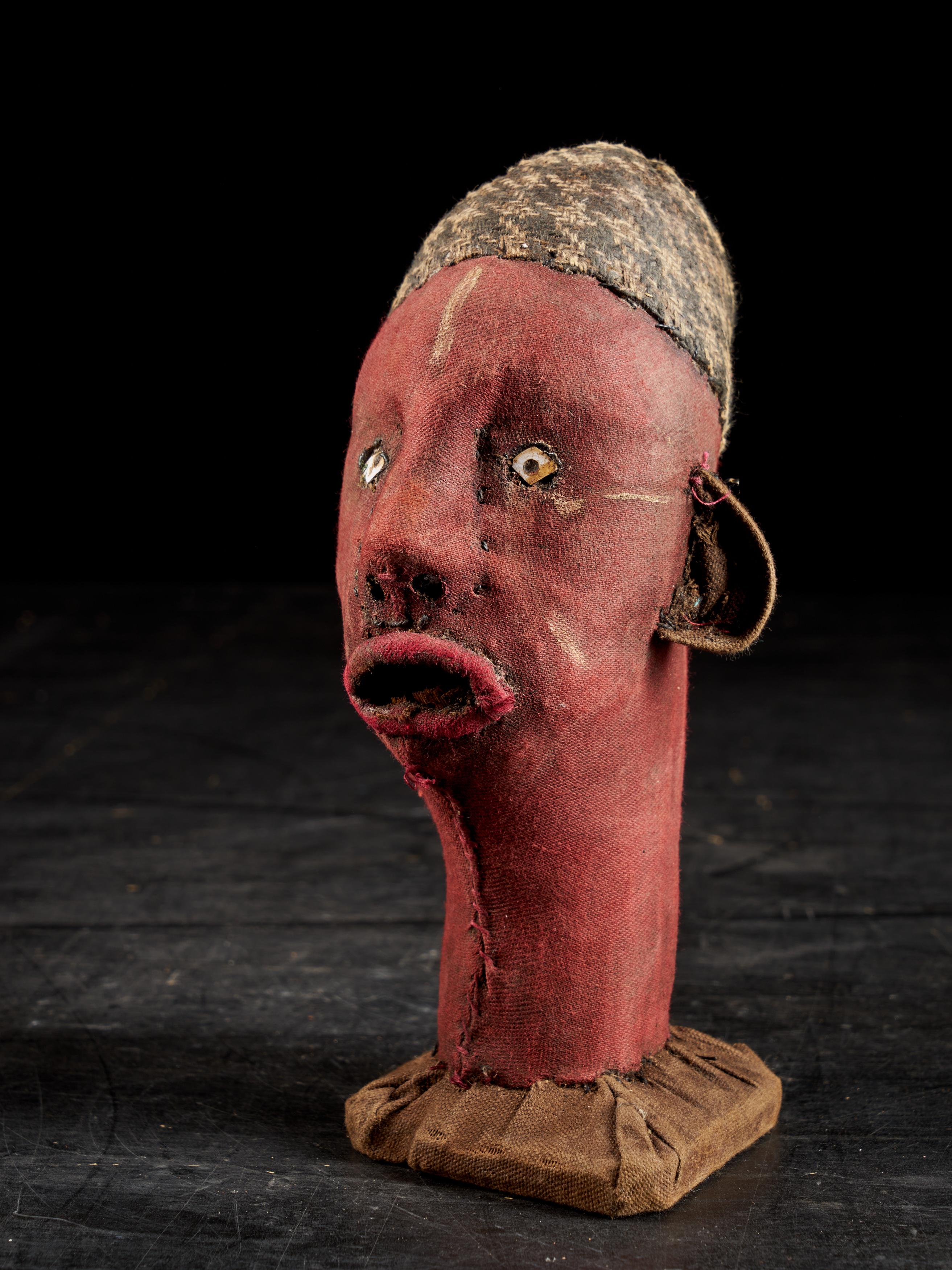 Collection of 20 Decorative and Expressive Bembe Mudzini Reliquary Heads DRC For Sale 8