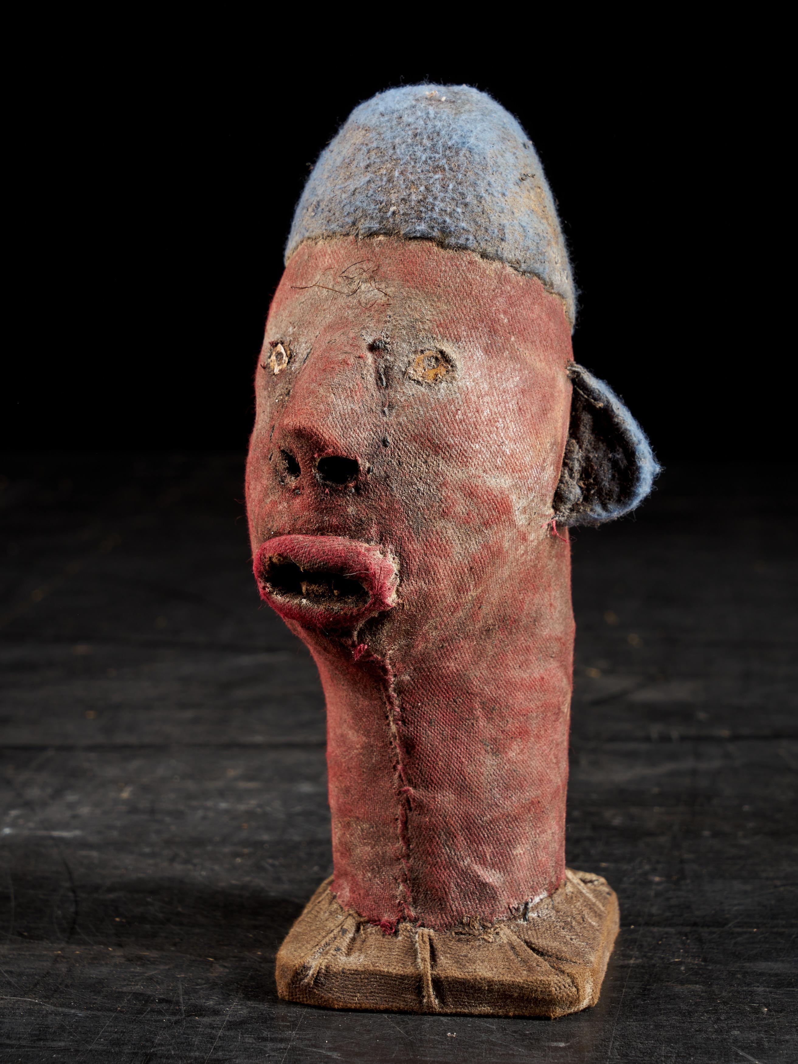 Collection of 20 Decorative and Expressive Bembe Mudzini Reliquary Heads DRC For Sale 1