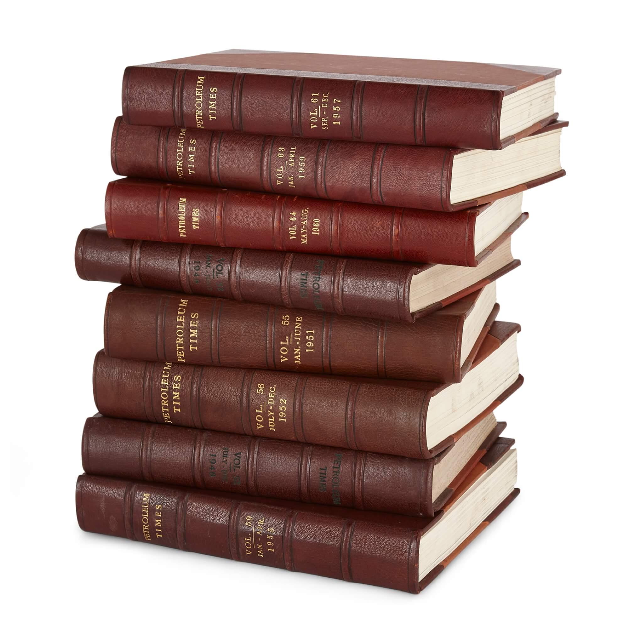 Paper Collection of 20th Century Books Relating to the Oil Industry For Sale