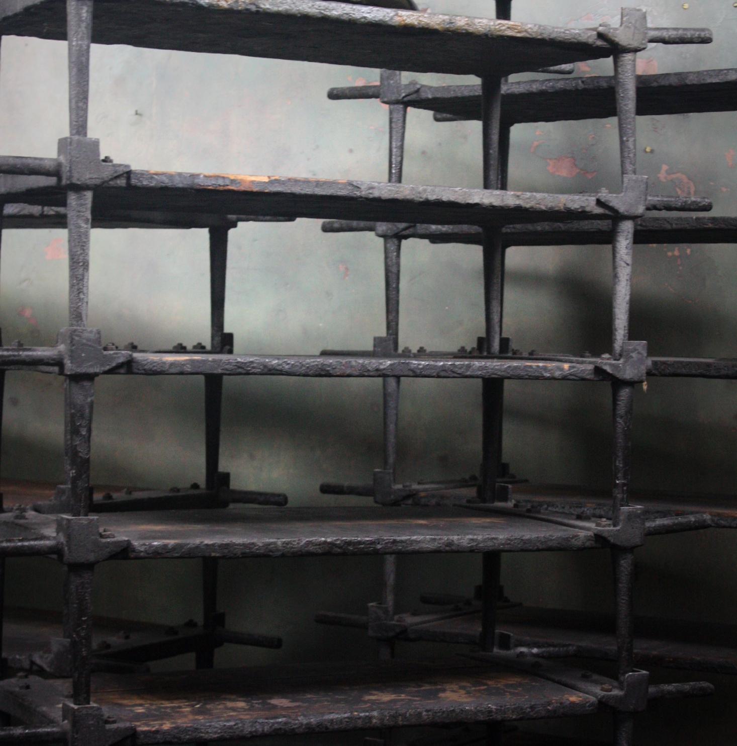 Collection of 24 Victorian Foundry Cooling Racks Shelves Blacksmith 1