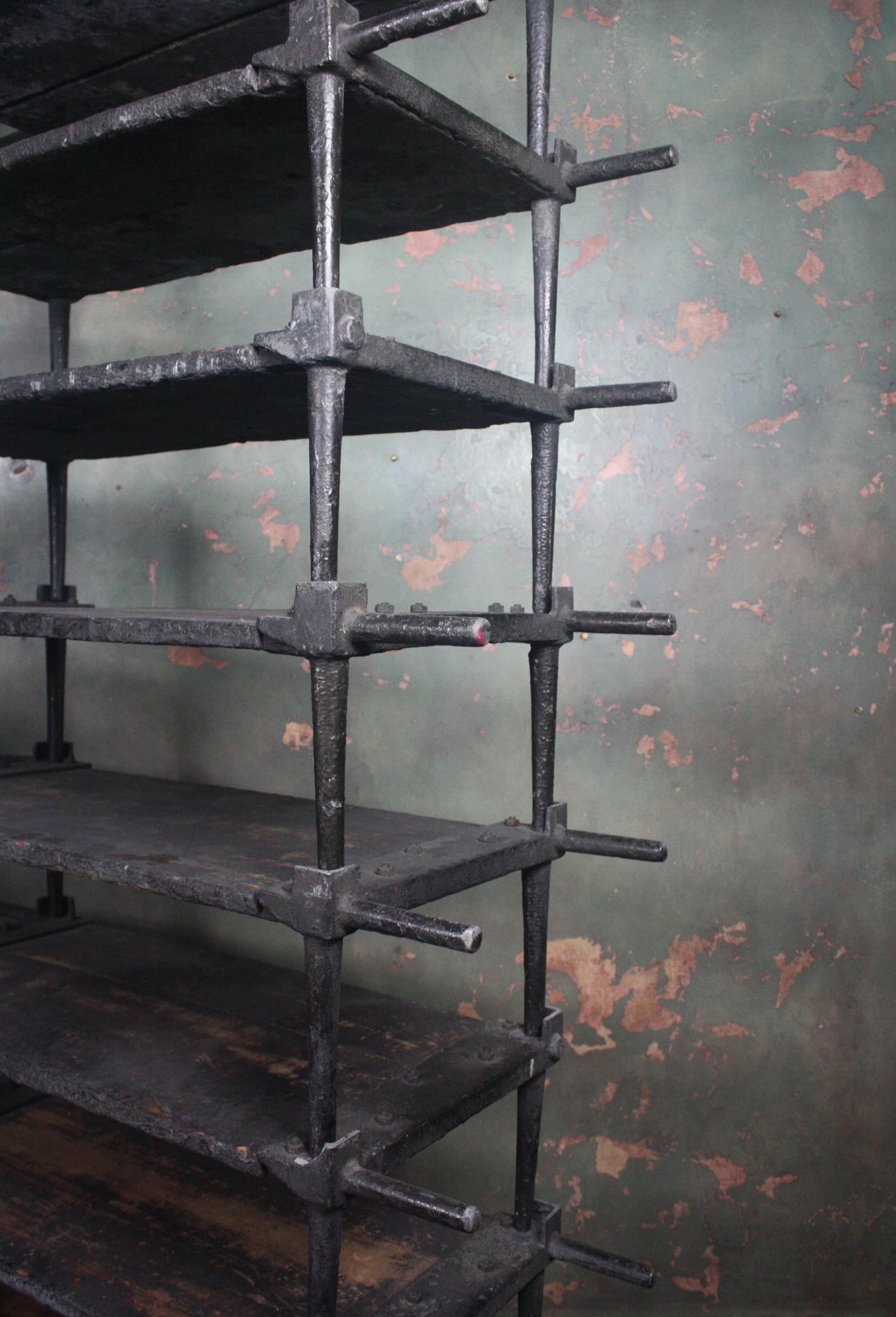 Collection of 24 Victorian Foundry Cooling Racks Shelves Blacksmith 3