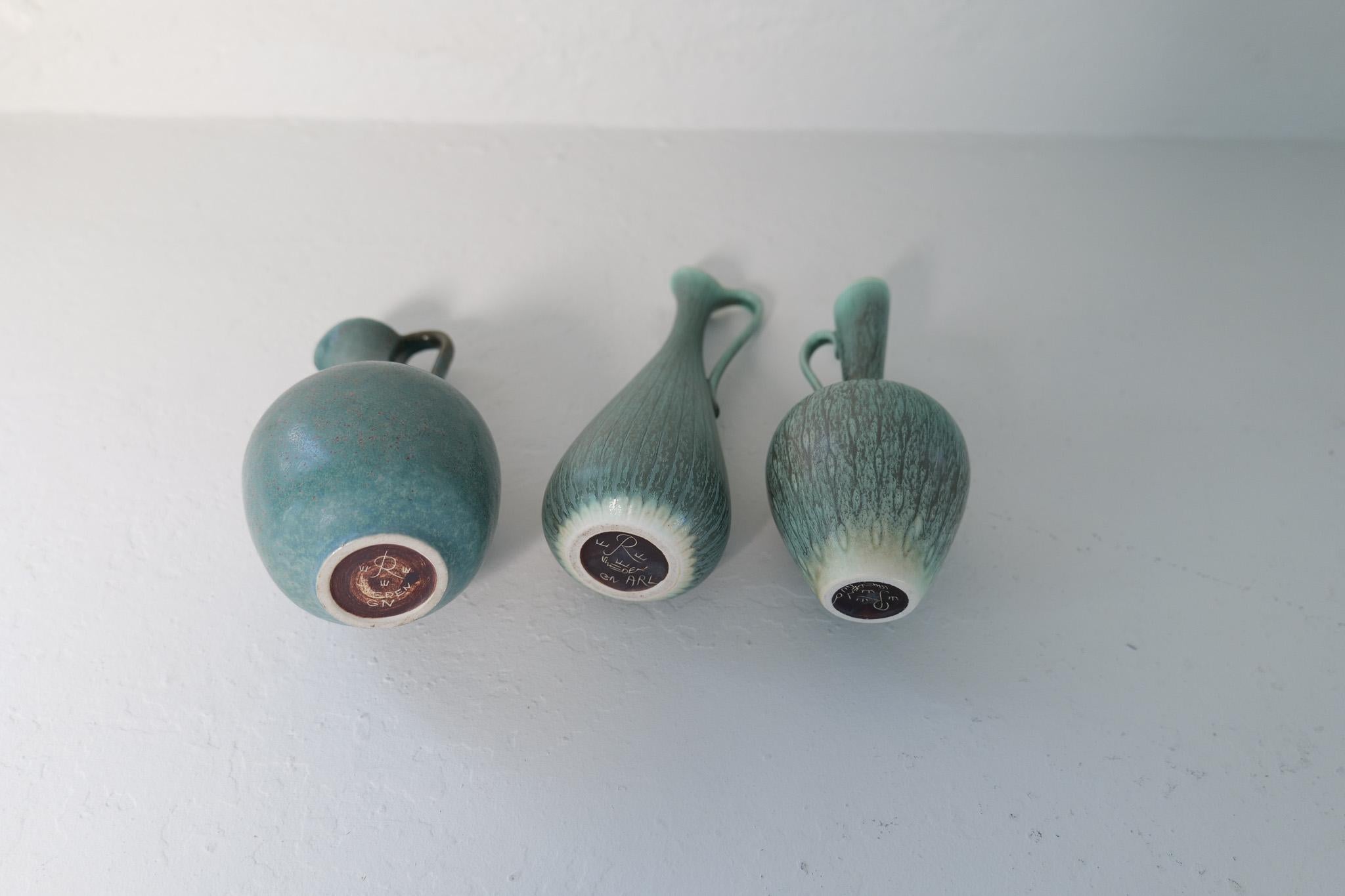 Collection'S 3 keramische Gefäße von Gunnar Nylund Rörstrand Schweden, 1950er Jahre im Angebot 4
