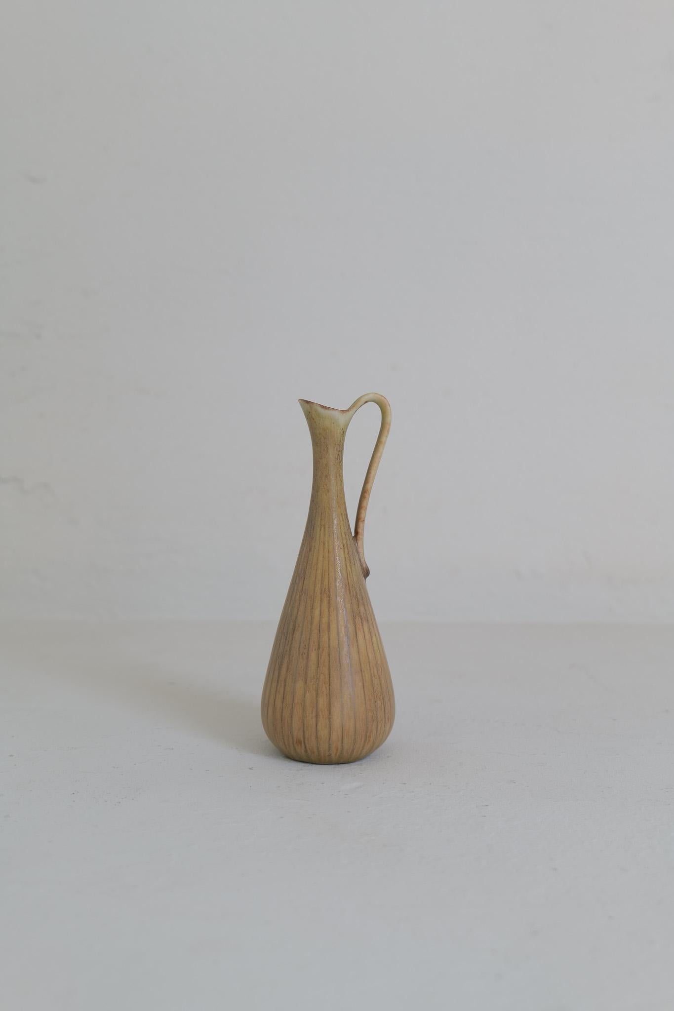 Colección de 3 Vasos de Cerámica de Gunnar Nylund Rörstrand Suecia, años 50 en venta 9