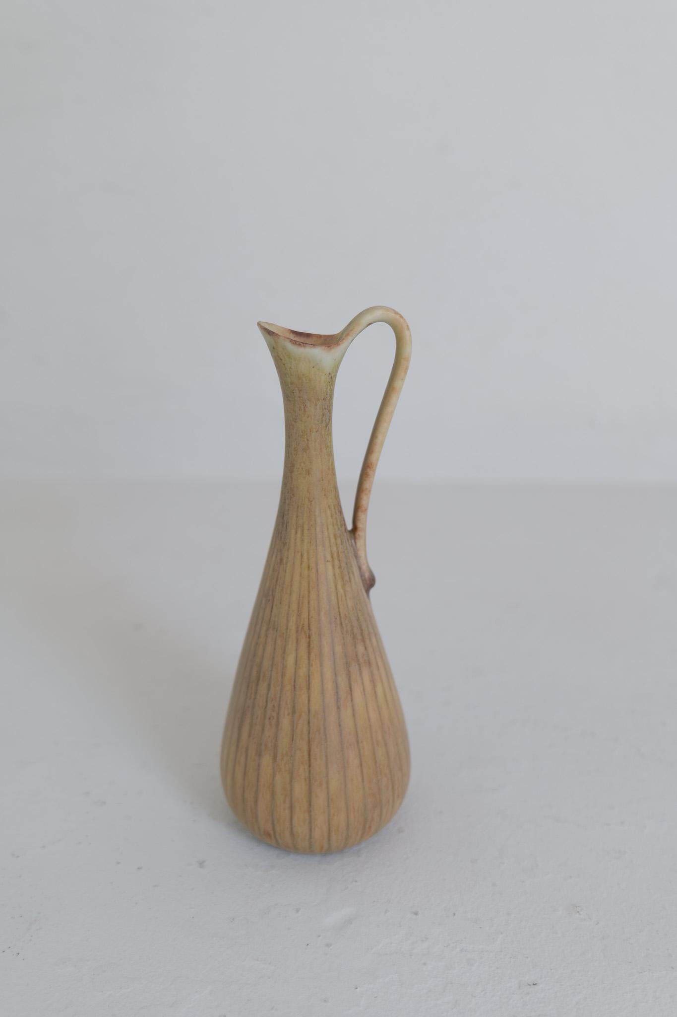 Colección de 3 Vasos de Cerámica de Gunnar Nylund Rörstrand Suecia, años 50 en venta 10