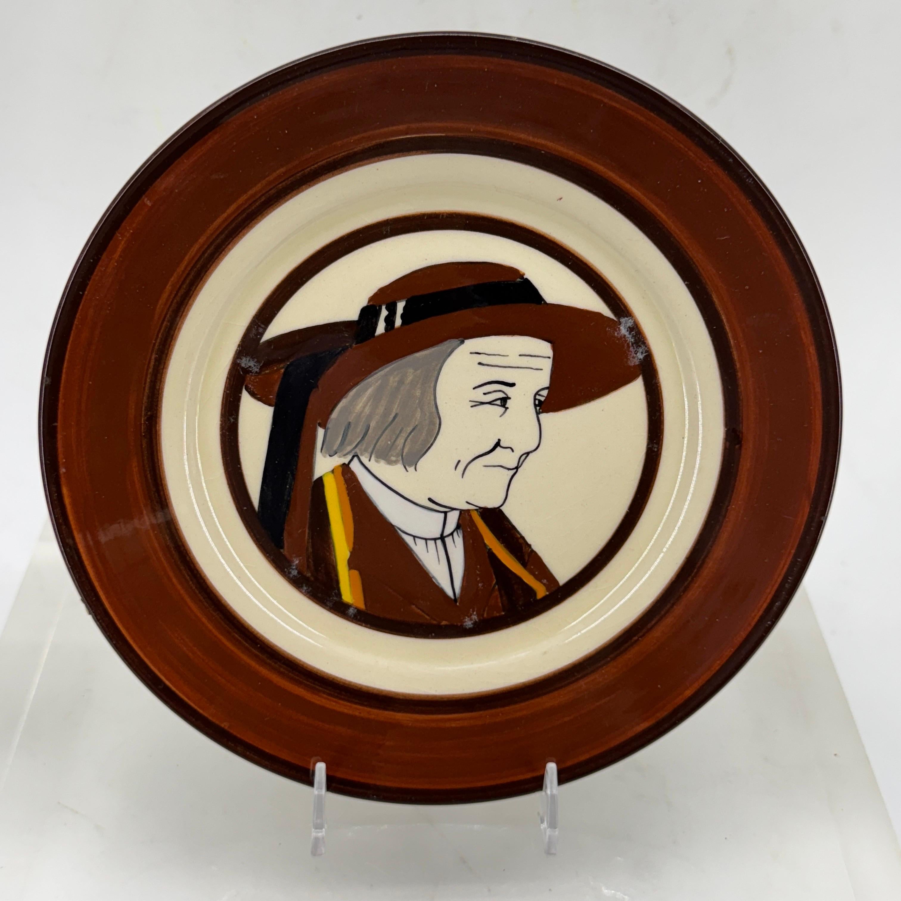 Colección de 3 Platos de loza francesa HB Quimper Breton en Bueno estado para la venta en Haddonfield, NJ