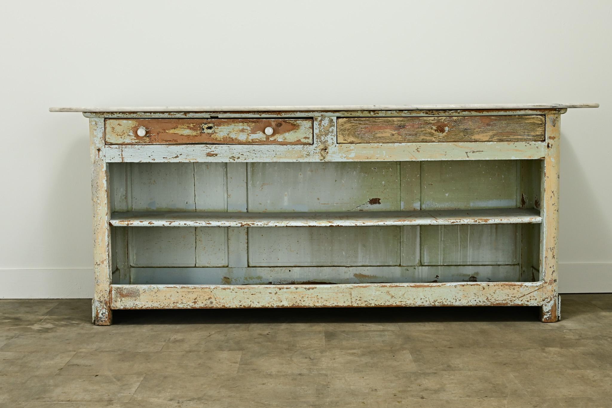 Collection of 3 French Pastry Shop Counters In Good Condition For Sale In Baton Rouge, LA