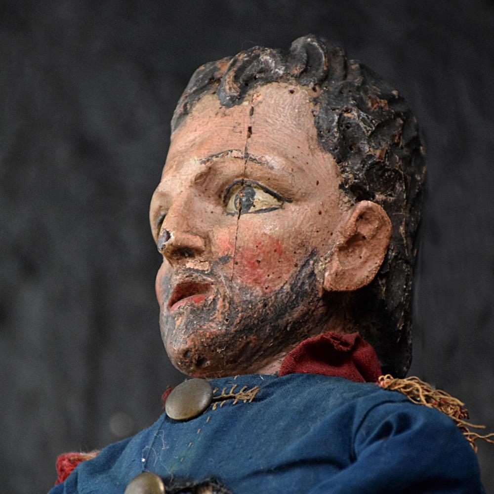 Kollektion von 3 italienischen Marionettes aus dem 19. Jahrhundert im Angebot 8