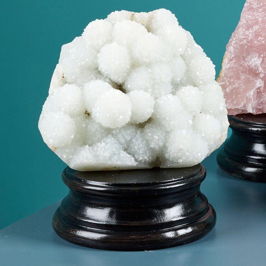 Natural Fiber Collection of 3 Large Natural Cabinet Minerals For Sale