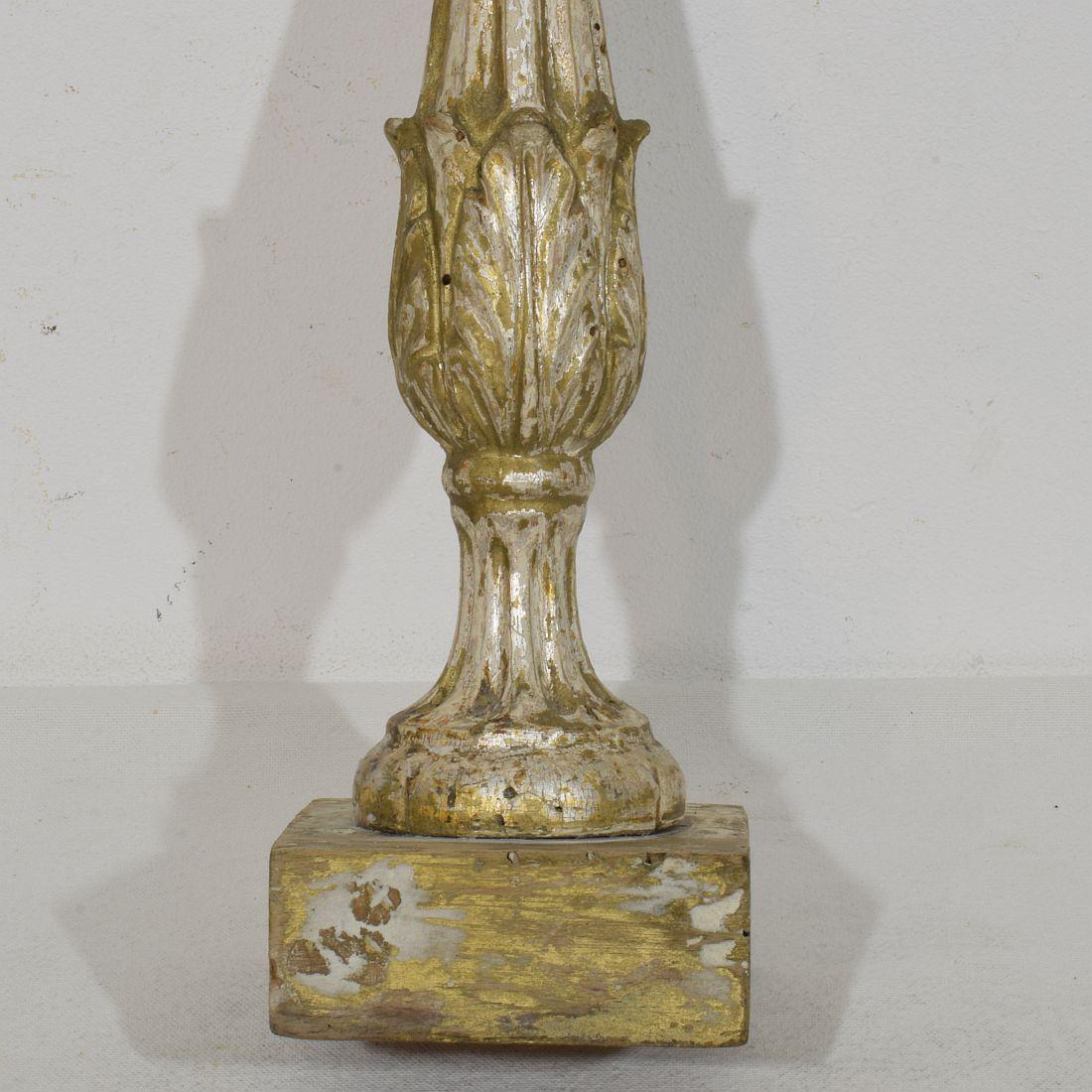 Collection Of 3 Late 18th Century Italian Neoclassical Candleholders For Sale 7