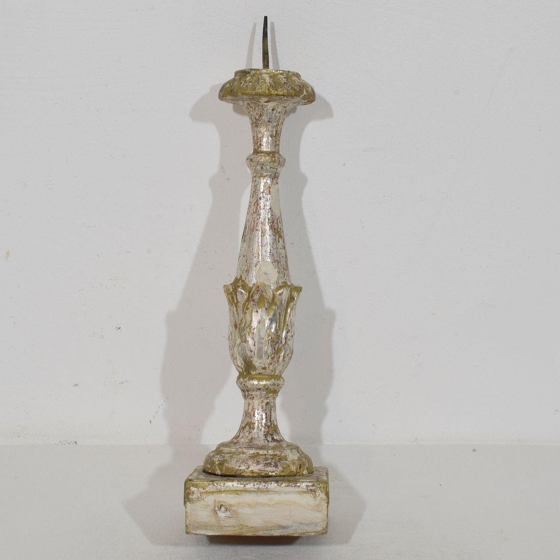 Collection Of 3 Late 18th Century Italian Neoclassical Candleholders For Sale 1
