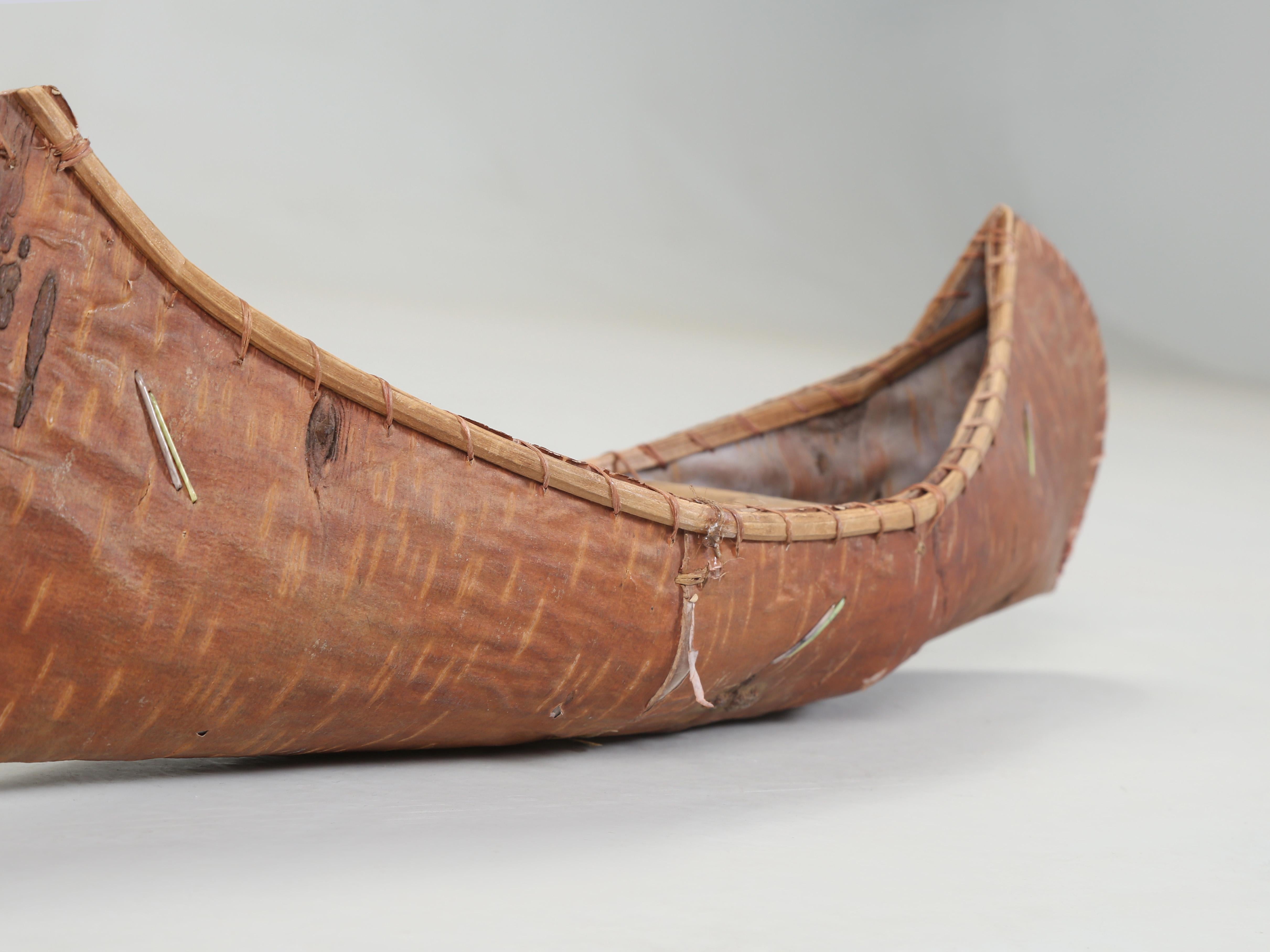 Collection of (3) Native American Folk Art Canoes  For Sale 3