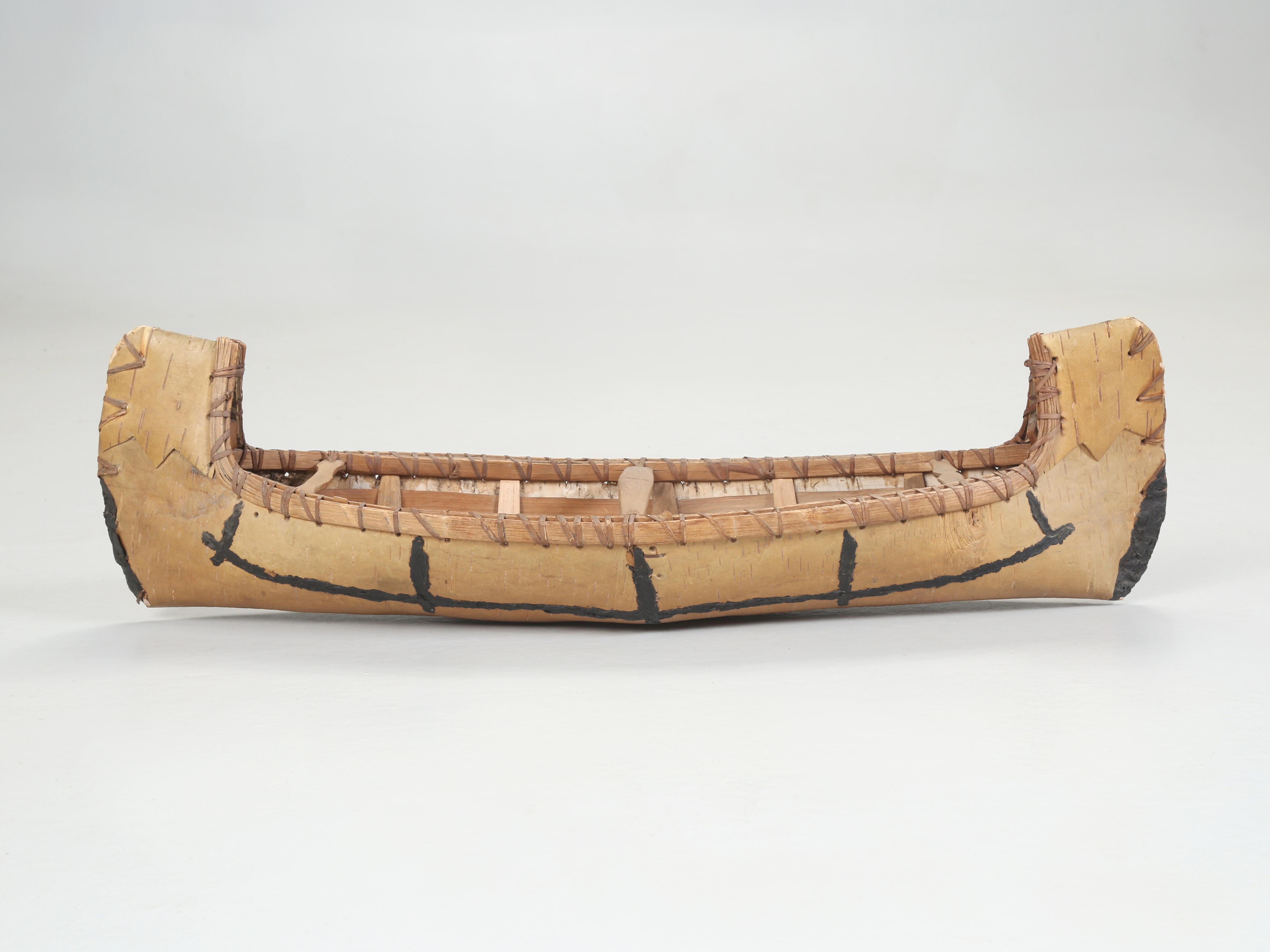 Collection de (3) canoës d'art populaire amérindien  en vente 6