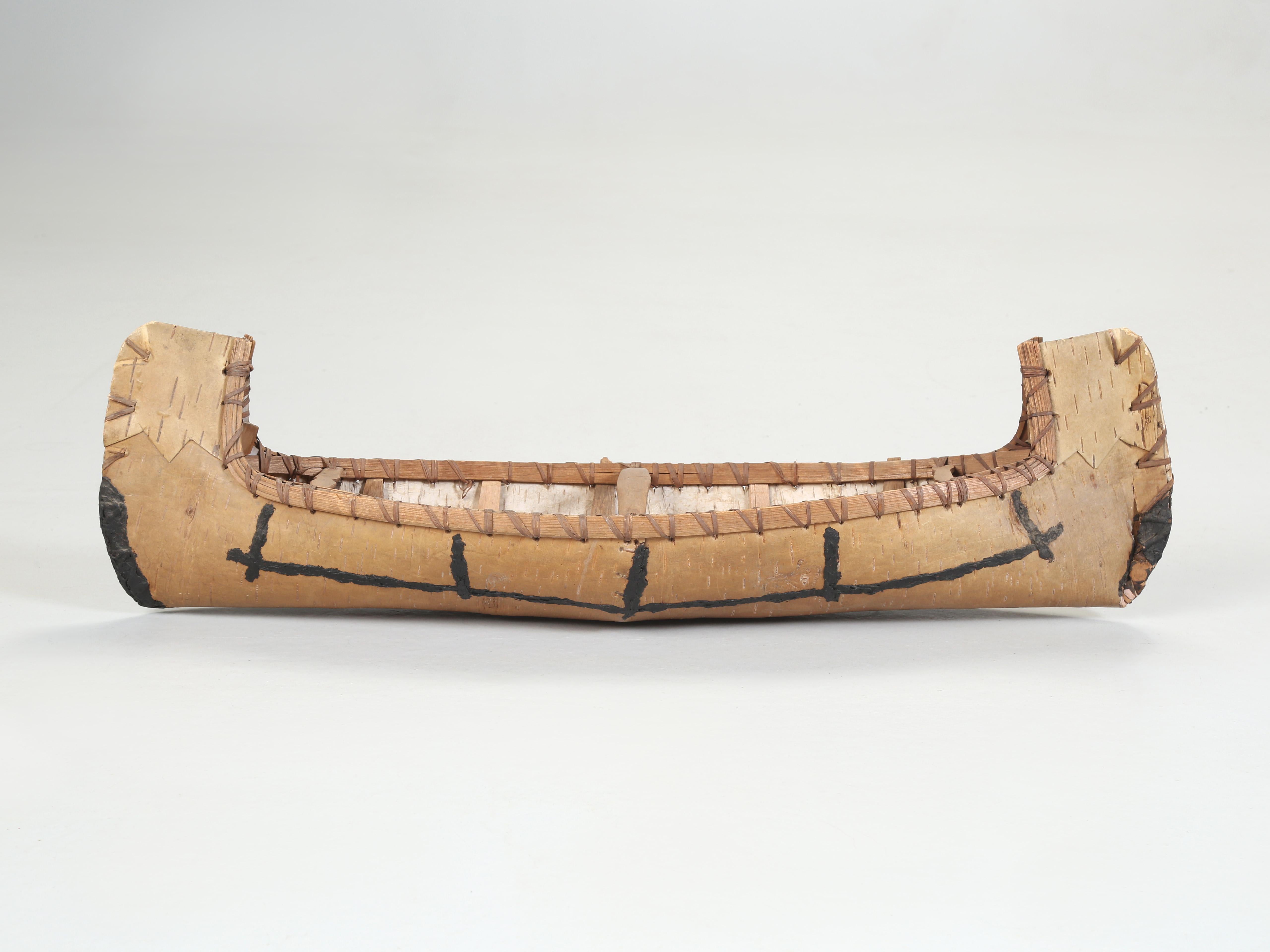 Collection of (3) Native American Folk Art Canoes  For Sale 8