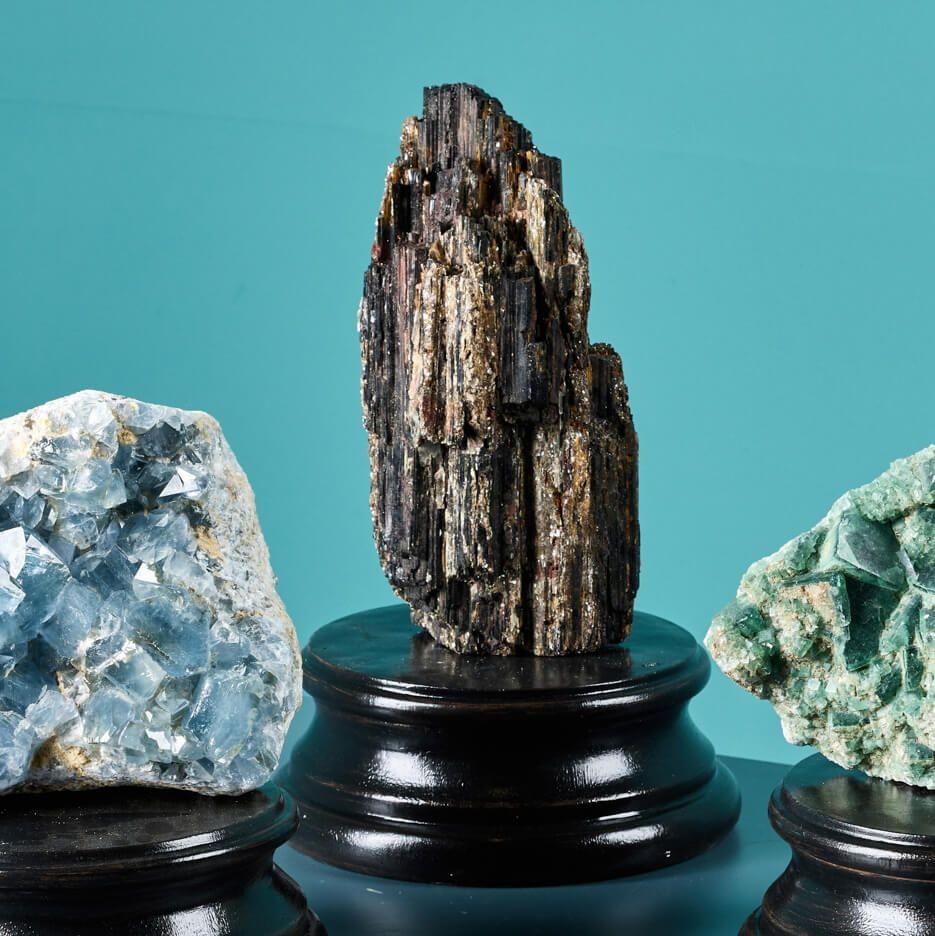 18th Century and Earlier Collection of 3 Natural Mineral Cabinet Specimens For Sale