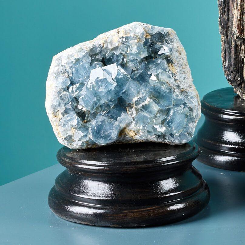 Natural Fiber Collection of 3 Natural Mineral Cabinet Specimens For Sale