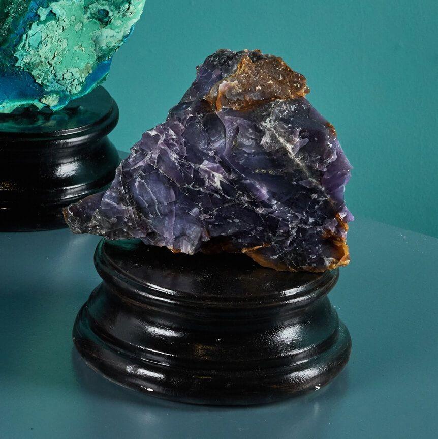 Collection of 3 Natural Mineral Specimens In Fair Condition For Sale In Wormelow, Herefordshire